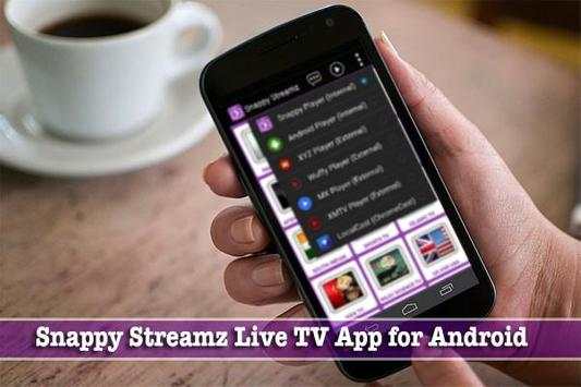 S‍n‍ap‍p‍y Strea‍mz Li‍ve ‍T‍V‍ App for And‍ro‍i‍d screenshot 1
