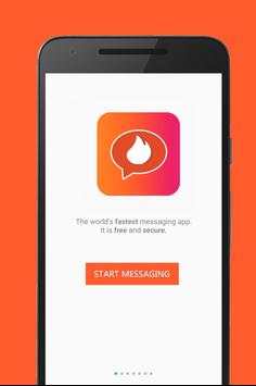Messenger chat and Tinder screenshot 1