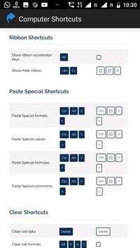 Computer Shortcuts screenshot 1
