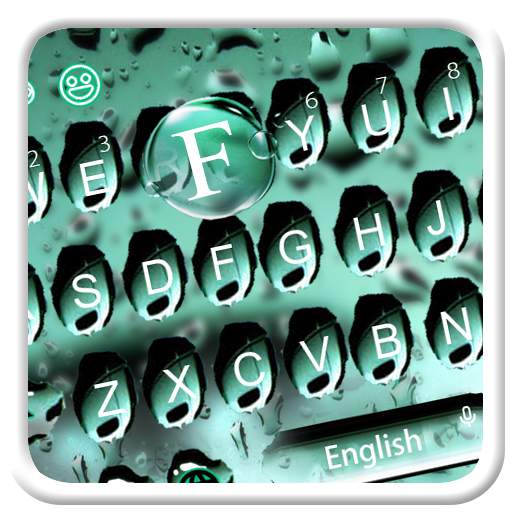 Water Drop Keyboard Theme 10001003