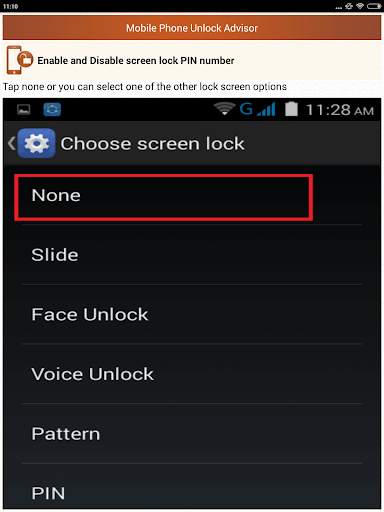 Clear Mobile Password PIN Help 16 تصوير الشاشة