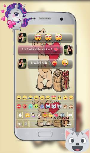 Teddy Bear Keyboard Theme - Teddy Bear Keyboard screenshot 4