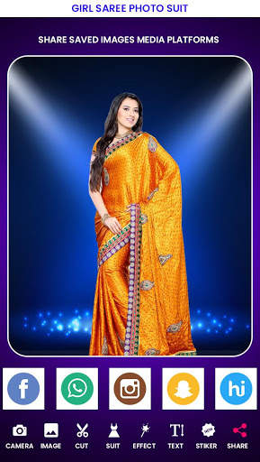 Girl Saree Photo Editor - Saree Photo Suit screenshot 8