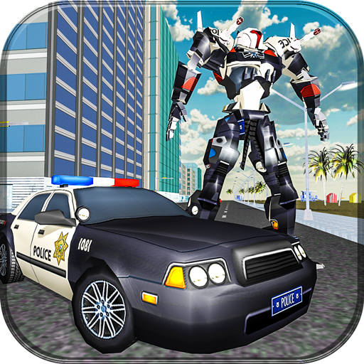 Polisi AS mengubah mobil robot: salju kota icon
