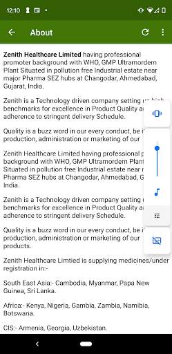Zenith Healthcare Ltd. screenshot 2