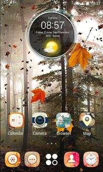 Maple Leaf 3D V Launcher Theme screenshot 2