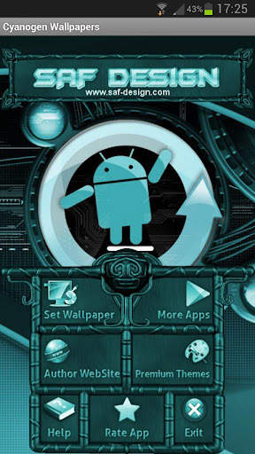 CYANOGEN GO Launcher EX Theme screenshot 5