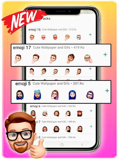 Emoji Stickers 3D 2021 For WhatsApp screenshot 4