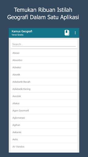 Kamus Geografi Lengkap Offline screenshot 1