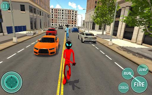 Stickman Rope Hero Mafia Crime Game screenshot 12