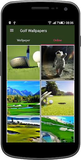 Golf Wallpapers 2 تصوير الشاشة