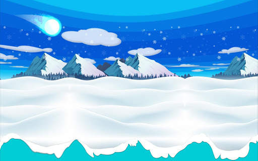 Sand Jump ball rider  : Snow Mountains game screenshot 2