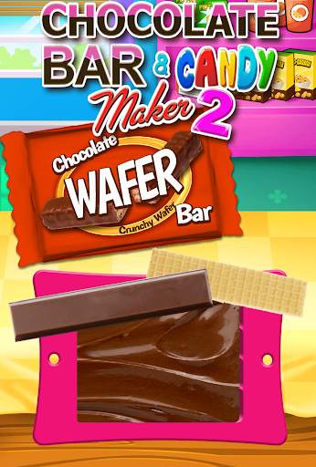 Chocolate Candy Bars Maker & Chewing Gum Games screenshot 2