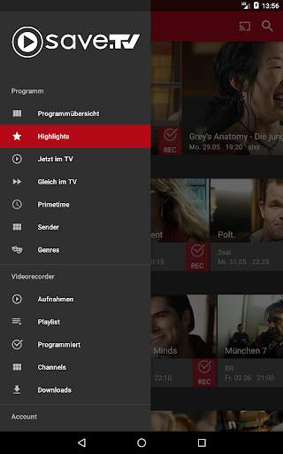 Save.TV – TV Recorder, Fernsehen ohne Werbung screenshot 10