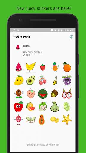 Fruit Sticker App for WhatsApp screenshot 2