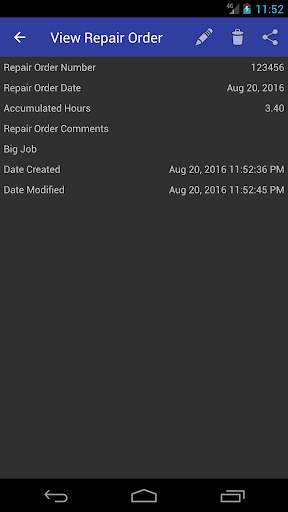 Repair Order Manager screenshot 2