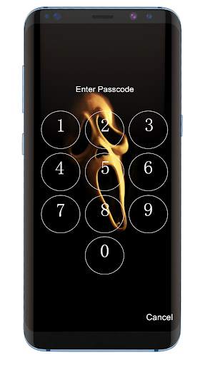 Ghost Face Lock Screen 1 تصوير الشاشة