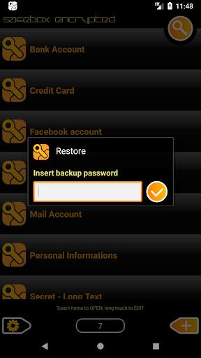 SafeBox password manager free скриншот 6