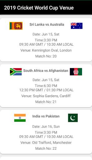 Cricket worldcup 2019 screenshot 1