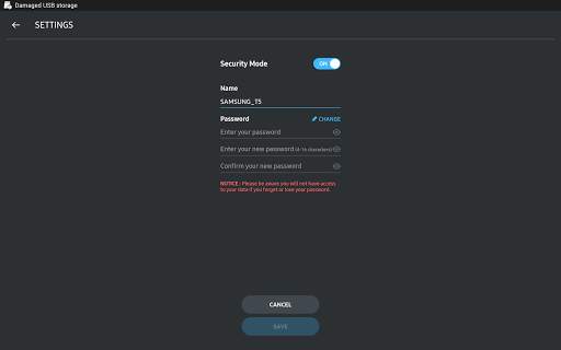 Samsung Portable SSD screenshot 9