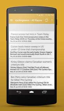 Cycling News screenshot 1