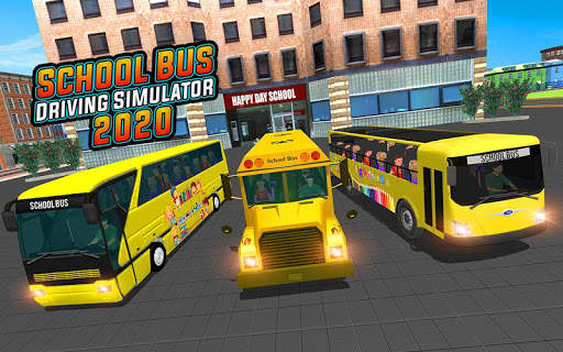 School Bus Driving Simulator 3D - 2020 screenshot 1