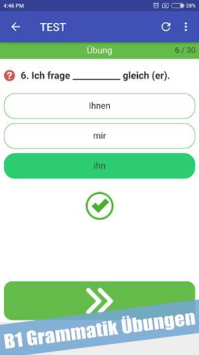 Learn German B1 Grammar Free 7 تصوير الشاشة