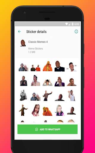 😂 WAStickerApps Funny Memes Stickers for WhatsApp screenshot 2