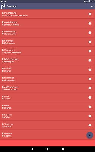 Word Power Swahili Free screenshot 24
