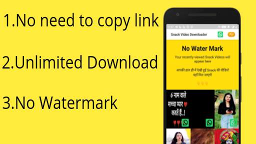 Video Downloader For Snack Video Without Watermark screenshot 1