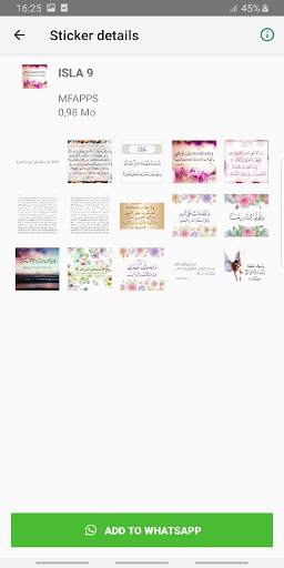 Islamic Stickers for whatsapp-WASTICKERAPPS screenshot 7