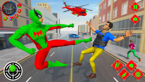 Flying Superhero Spider Games screenshot 6