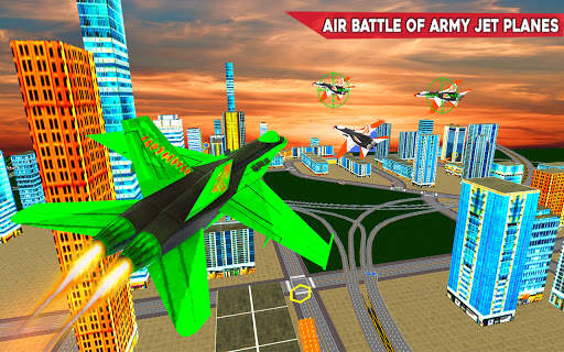 Army Bus Robot:Flying Car Game screenshot 18