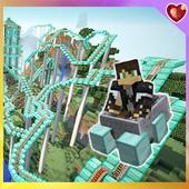 Roller coaster maps for minecraft pe icon