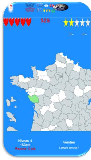 Jeu GEO: localisez les pays du monde sur la carte screenshot 6