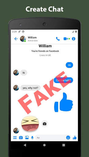 Fake Chat Conversation - prank screenshot 3