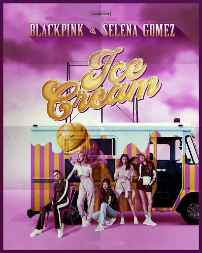 Ice Cream BlackPink & Selena Piano Tiles screenshot 1