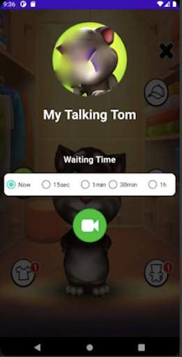 Tom Cat Talking with You in Vedio Call (prank) screenshot 1