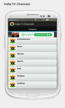 Indian Tv Channels Live screenshot 1