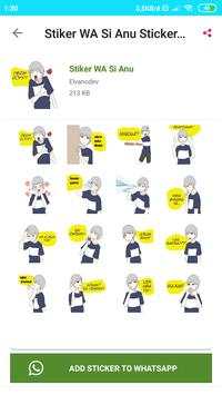 Stiker Si Anu WaStikerApp screenshot 3