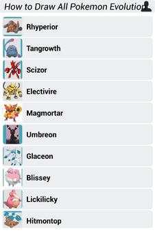 How to Draw All Pokemon Evolution screenshot 3