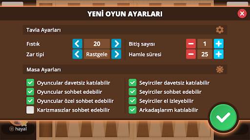Tavla Online screenshot 3