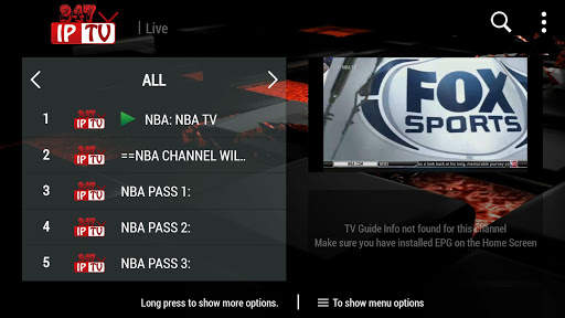 247 IP TV For Smart TV screenshot 4