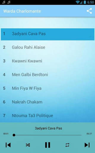 Warda Charlomante 2021 وردة شارلومانتي بدون أنترنت screenshot 1