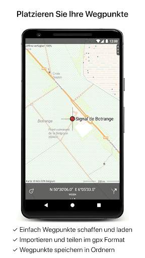 Topo GPS Belgien screenshot 6