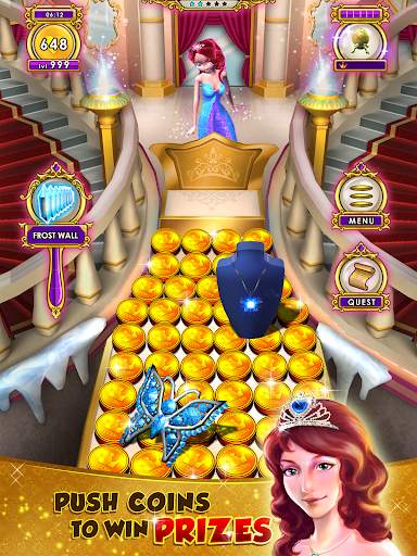 Princess Gold Coin Dozer Party screenshot 7
