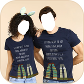 Couple T-Shirt Suit Photo Editor icon