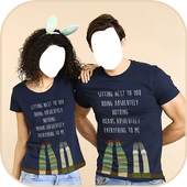 Couple T-Shirt Suit Photo Editor 1.0