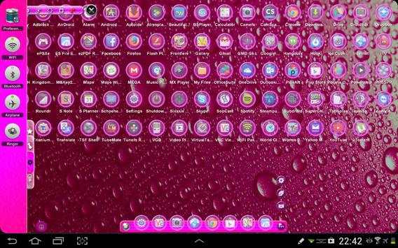 TSF Shell Theme Pink Light HD screenshot 9