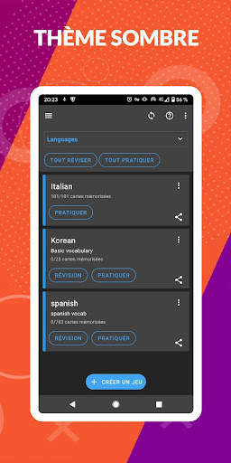 Flashcards - Outil d'étude screenshot 5